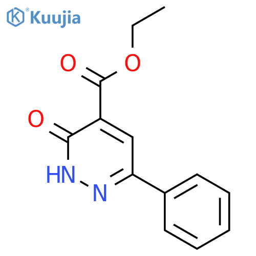 ethyl 3-oxo-6-phenyl-2,3-dihydropyridazine-4-carboxylate structure