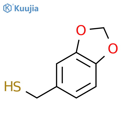 2H-1,3-benzodioxol-5-ylmethanethiol structure