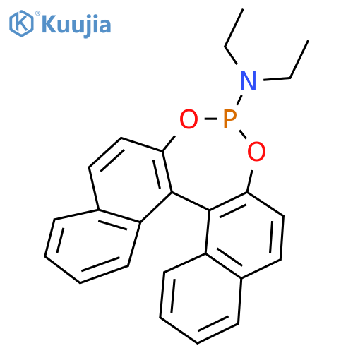 (S)-N,N-Diethyldinaphtho[2,1-d:1',2'-f][1,3,2]dioxaphosphepin-4-amine structure
