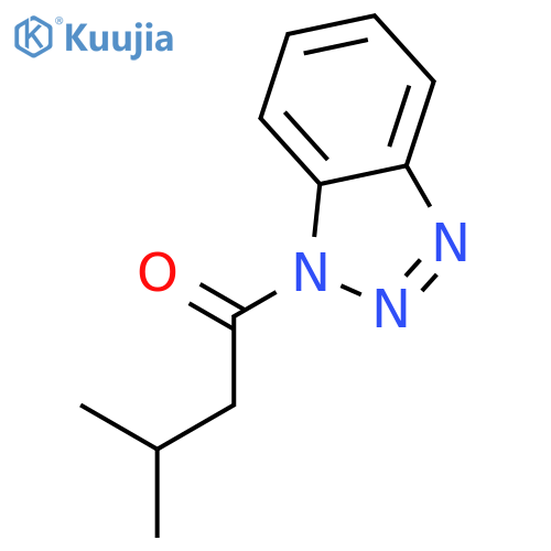 1-(1H-Benzo[d][1,2,3]triazol-1-yl)-3-methylbutan-1-one structure