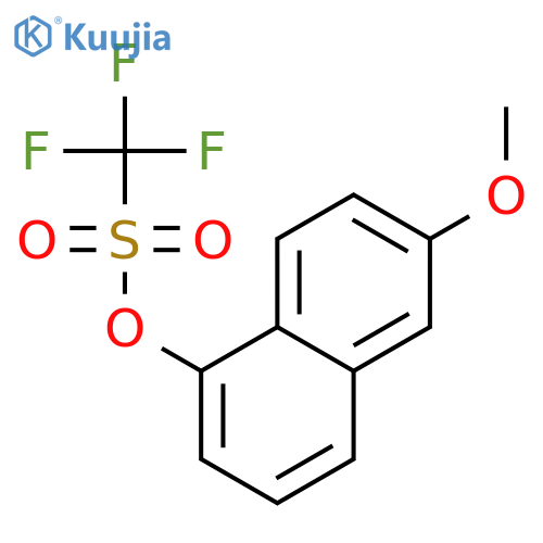 6-Methoxynaphth-1-yl trifluoromethanesulfonate structure