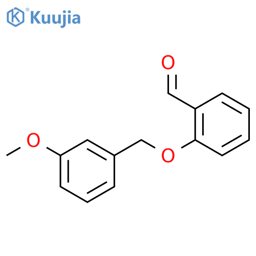 2-[(3-methoxyphenyl)methoxy]benzaldehyde structure