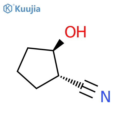 (1S,2R)-2-hydroxycyclopentane-1-carbonitrile structure