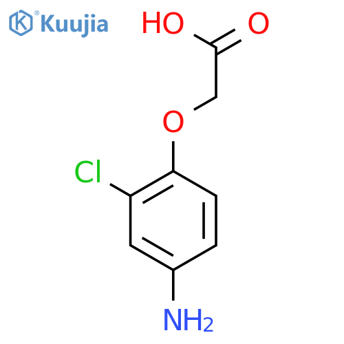 2-(4-amino-2-chlorophenoxy)acetic acid structure