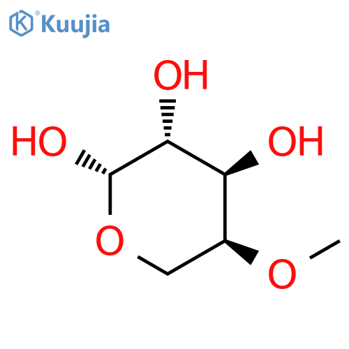 β-L-Arabinopyranose, 4-O-methyl- structure