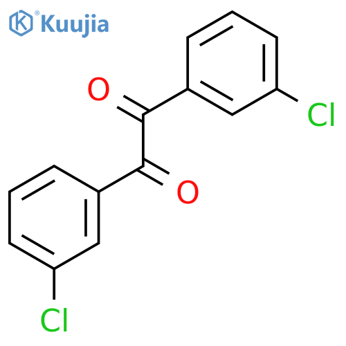 Ethanedione, bis(3-chlorophenyl)- structure