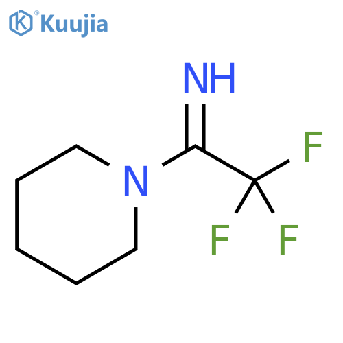 2,2,2-trifluoro-1-(piperidin-1-yl)ethan-1-imine structure