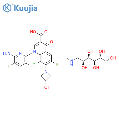 Delafloxacin meglumine structure