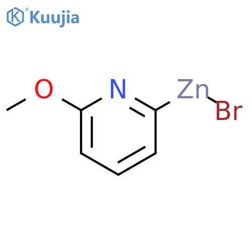 6-methoxy-2-pyridylzinc bromide structure