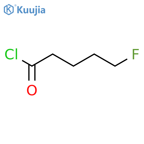 Pentanoyl chloride, 5-fluoro- structure