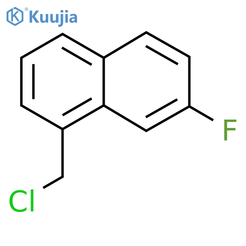 1-(Chloromethyl)-7-fluoronaphthalene structure