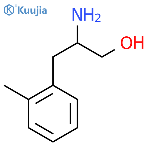2-amino-3-(2-methylphenyl)propan-1-ol structure