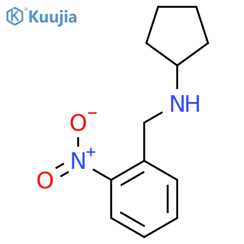 N-(2-Nitrobenzyl)cyclopentanamine structure