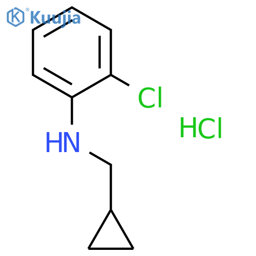 2-chloro-N-(cyclopropylmethyl)aniline structure