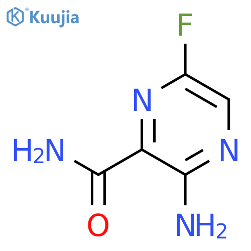 3-Amino-6-Fluoro-2-Pyrazinecarboxamide structure