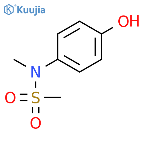 N-(4-Hydroxyphenyl)-N-methylmethanesulfonamide structure