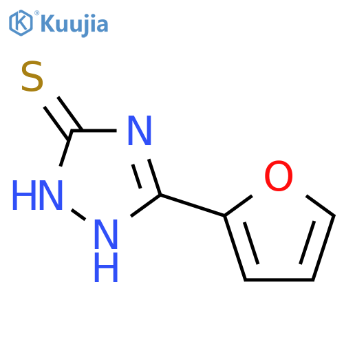 5-(furan-2-yl)-2,3-dihydro-1H-1,2,4-triazole-3-thione structure