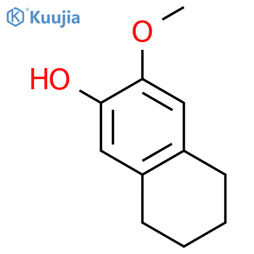3-methoxy-5,6,7,8-tetrahydronaphthalen-2-ol structure
