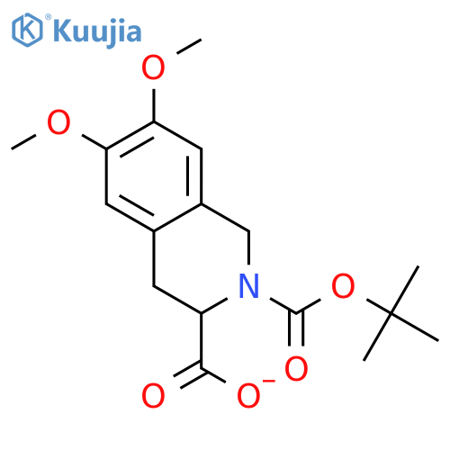 2,3(1H)-Isoquinolinedicarboxylic acid, 3,4-dihydro-6,7-dimethoxy-,2-(1,1-dimethylethyl) ester, (3S)- structure