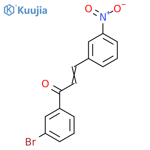 1-(3-Bromophenyl)-3-(3-nitrophenyl)prop-2-en-1-one structure