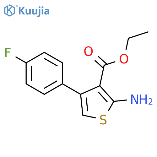 Ethyl 2-amino-4-(4-fluorophenyl)thiophene-3-carboxylate structure