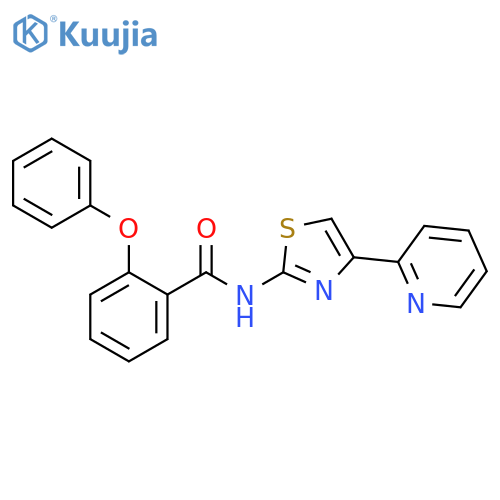 2-phenoxy-N-4-(pyridin-2-yl)-1,3-thiazol-2-ylbenzamide structure