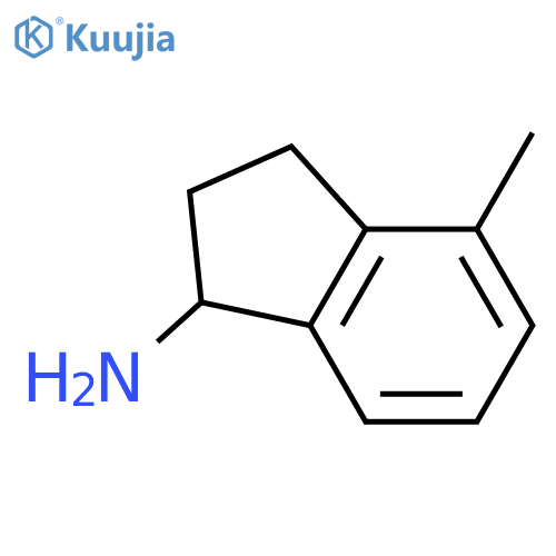 4-methyl-2,3-dihydro-1H-inden-1-amine hydrochloride structure