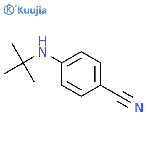 Benzonitrile,4-[(1,1-dimethylethyl)amino]- structure