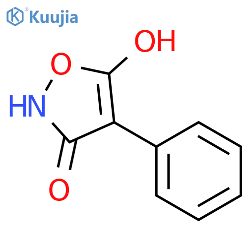 5-hydroxy-4-phenyl-2,3-dihydro-1,2-oxazol-3-one structure