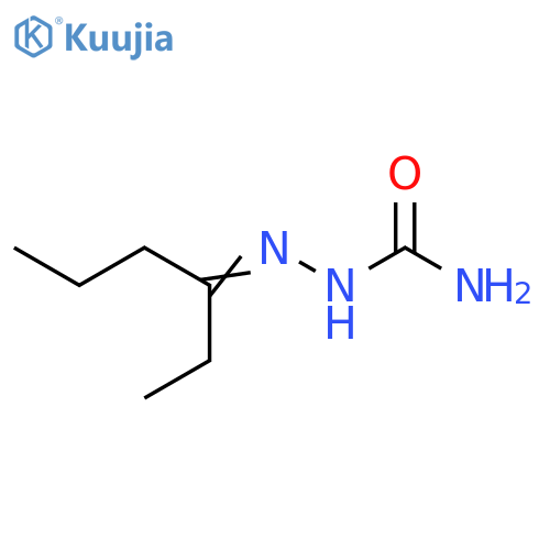 Hydrazinecarboxamide, 2-(1-ethylbutylidene)- structure