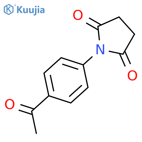 1-(4-acetylphenyl)pyrrolidine-2,5-dione structure