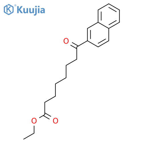 Ethyl 8-(2-naphthyl)-8-oxooctanoate structure