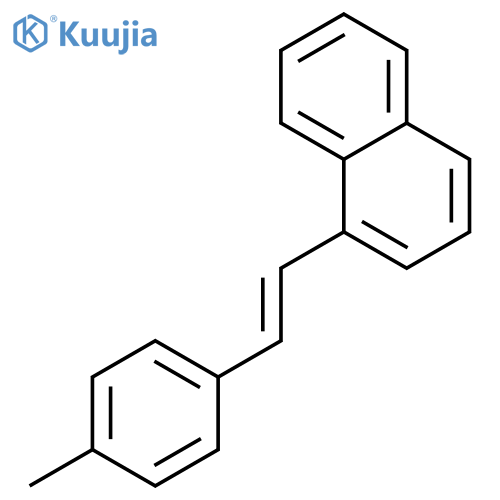 1-(p-Methylstyryl)naphthalene structure