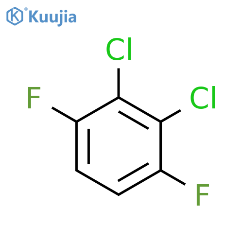 benzene,2,3-dichloro-1,4-difluoro- structure