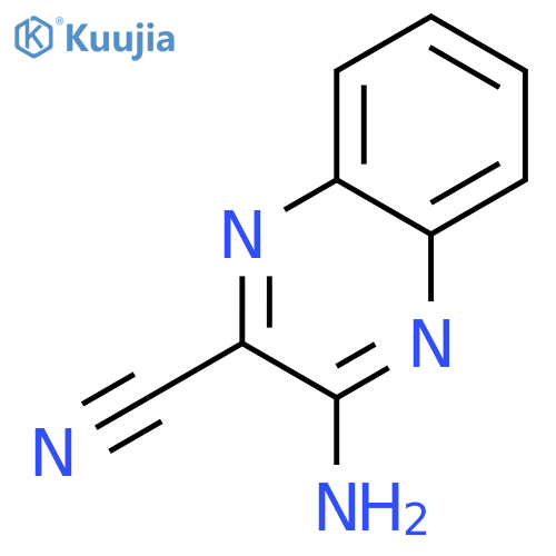 3-amino-2-quinoxalinecarbonitrile structure