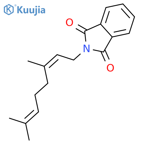 2-(3,7-dimethylocta-2,6-dienyl)isoindole-1,3-dione structure