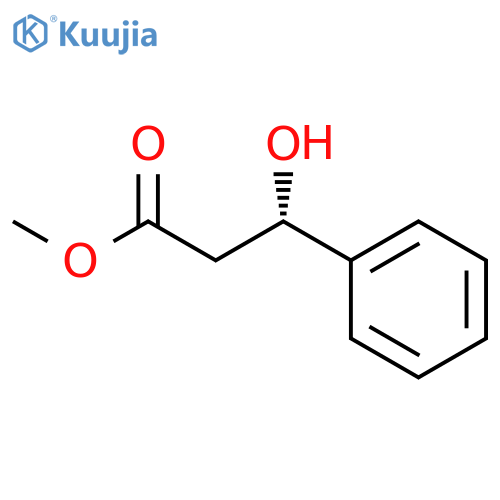 methyl (3S)-3-hydroxy-3-phenylpropanoate structure