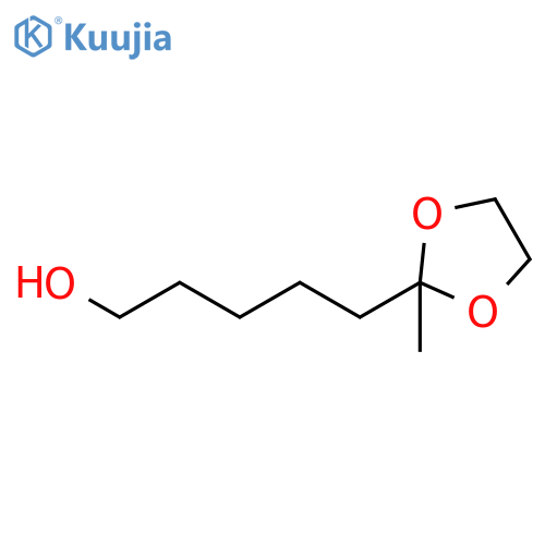 5-(2-methyl-1,3-dioxolan-2-yl)pentan-1-ol structure