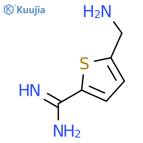 2-THIOPHENECARBOXIMIDAMIDE, 5-(AMINOMETHYL)- structure