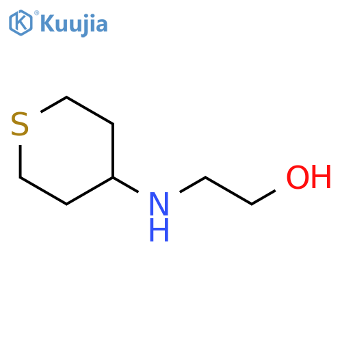 2-[(thian-4-yl)amino]ethan-1-ol structure