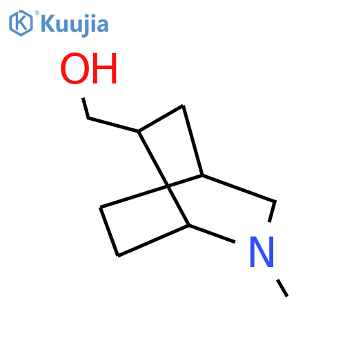 {2-methyl-2-azabicyclo2.2.2octan-6-yl}methanol structure