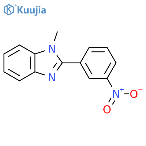 1-methyl-2-(3-nitrophenyl)-1H-1,3-benzodiazole structure
