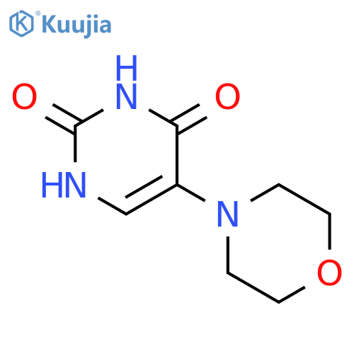 5-(morpholin-4-yl)-1,2,3,4-tetrahydropyrimidine-2,4-dione structure