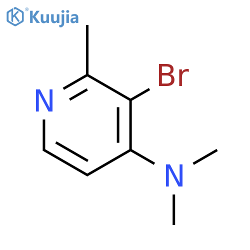 4-Pyridinamine, 3-bromo-N,N,2-trimethyl- structure