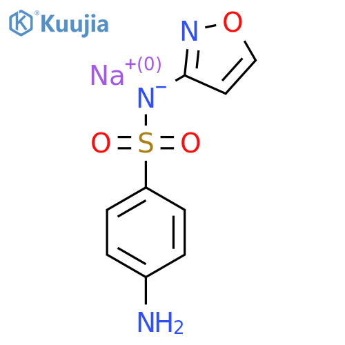3-Sulfanilamidoisoxazole Sodium structure