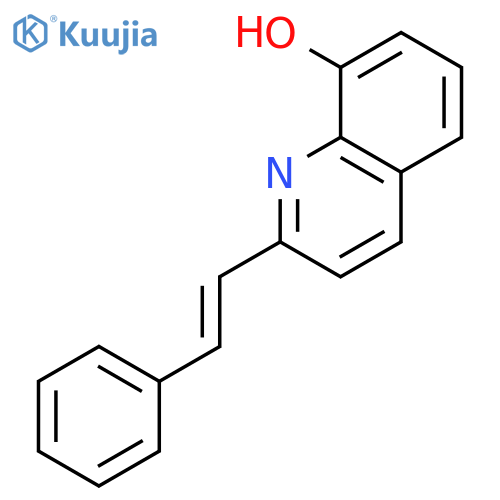 8-Quinolinol, 2-(2-phenylethenyl)- structure