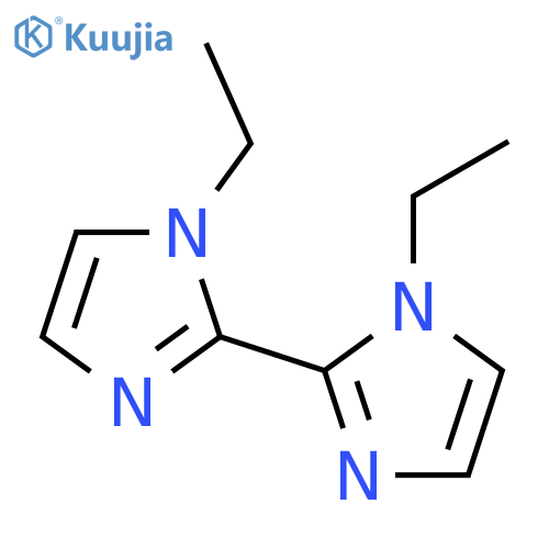 2,2'-Bi-1H-imidazole,1,1'-diethyl- structure