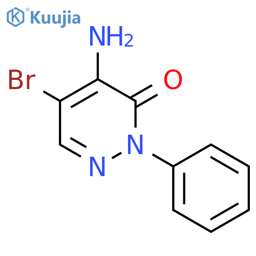 4-Amino-5-bromo-2-phenylpyridazin-3(2H)-one structure