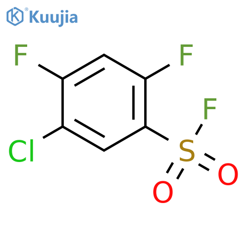 5-chloro-2,4-difluorobenzene-1-sulfonyl fluoride structure