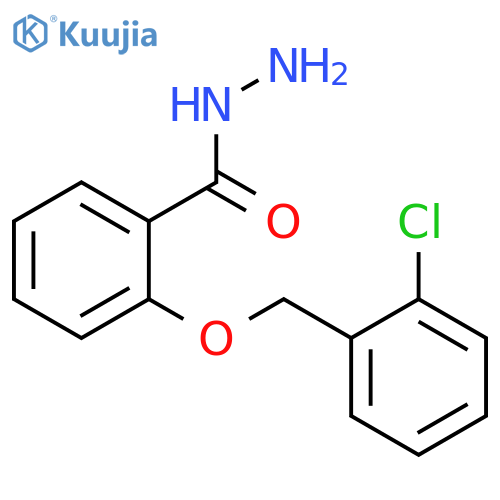 2-(2-Chlorophenyl)methoxybenzohydrazide structure